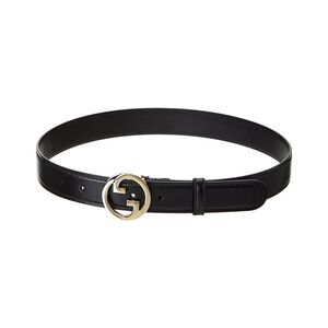 Gucci Blondie Leather Belt, Black